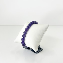 Bracelet Améthyste Naturelle – Élégant & Confortable