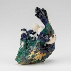 Azurite  Malachite et Smithsonite de Kerrouchen