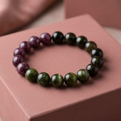Bracelet en Tourmaline Melon d'eau AAA
