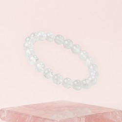Bracelet Cristal de Roche Naturel – Pureté & Énergie